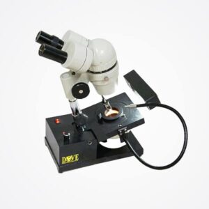 Adjustable tilt stage microscope