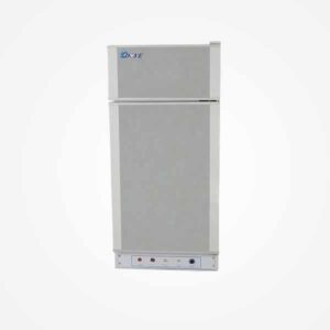 Double door gas refrigerator